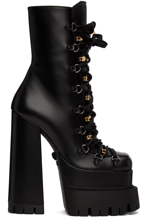 versace platforms|versace platform heel boots.